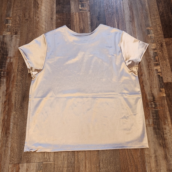 Banana Republic Metallic Gold Top Size S - Picture 2 of 5